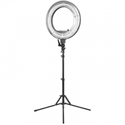 Pierścieniowa lampa ring light 18", 55W + statyw